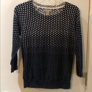 Navy banana republic sweater